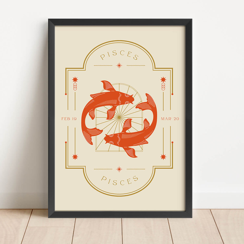 Vintage Zodiac- Pisces