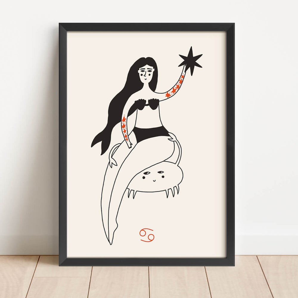 Kvinna Tecken- Cancer