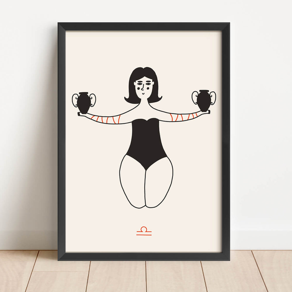 Kvinna Tecken- Vågen