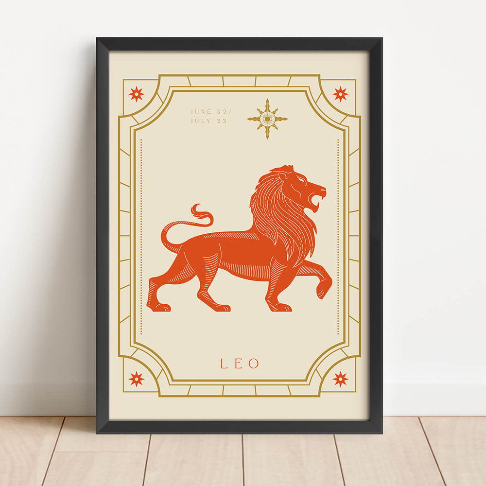Vintage Zodiac - Leo